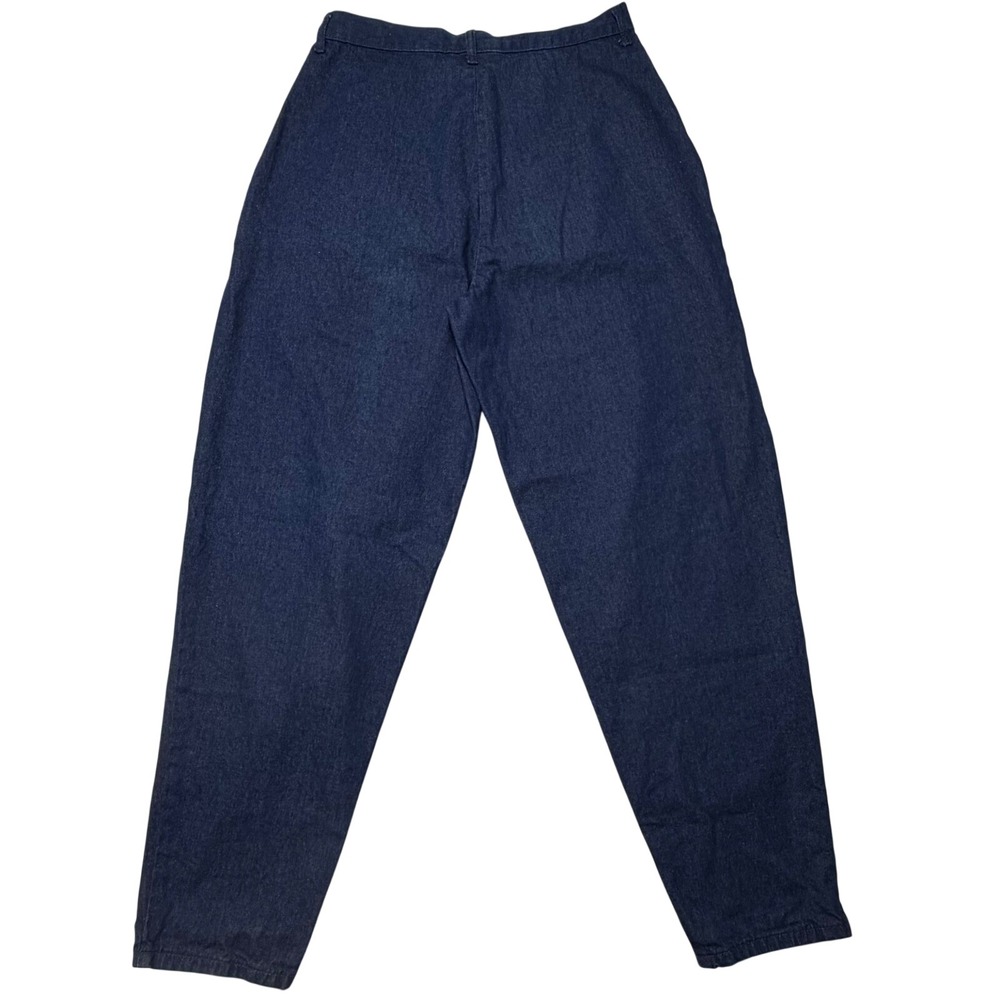Vintage Adventure In Paradise Mom Jeans 90s High Waist Tapered Dark Wash 28 - Picture 3 of 10